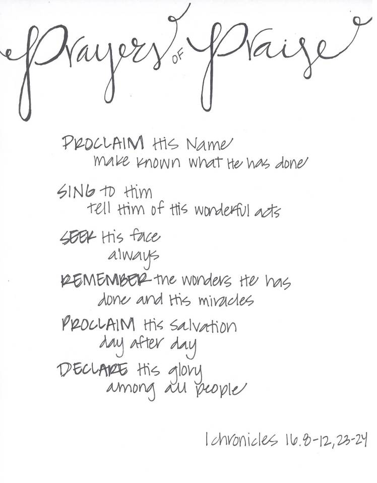 prayers of praise