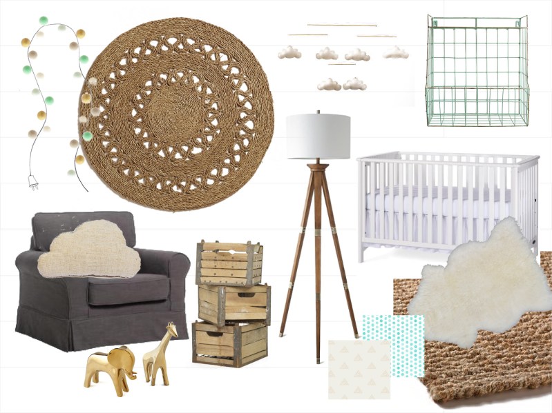 rustic mint natural neutral nursery inspiration amanda macy hall