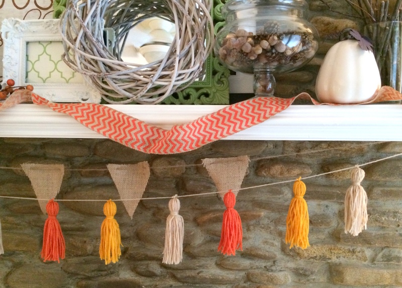 DIY Fall Tassel Garland by Amanda Macy Hall