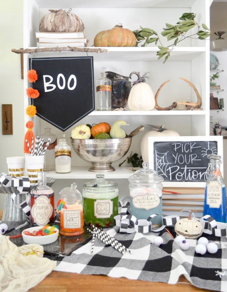  Pick Your Potion! A Kid-Friendly Halloween Party DIY by Amanda Macy Hall for Project Junior Project Nursery and Tum-E Yummies