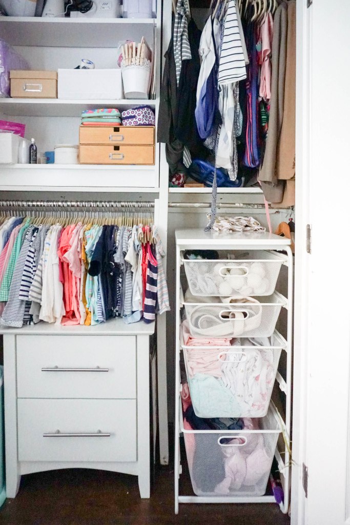 Amanda Macy Hall Toddler Girl Room Organization Closet Drawers