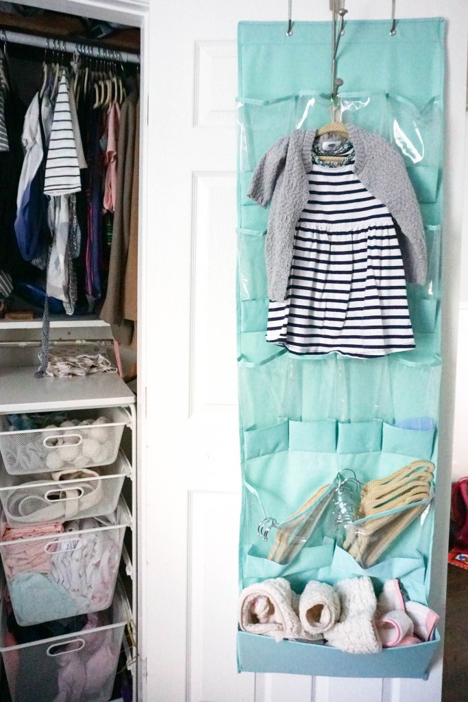 Amanda Macy Hall Toddler Girl Room Organization Closet Door