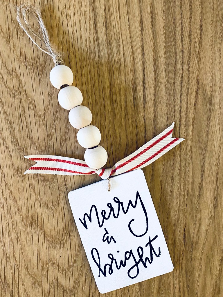 amanda macy hall DIY Christmas Holiday Ornament for Wreath, Stocking, Gifts, and Trees