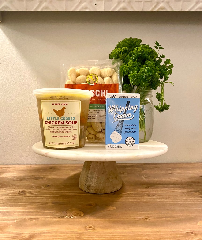 Amanda Macy Hall Trader Joes Creamy Chicken Gnocchi Soup