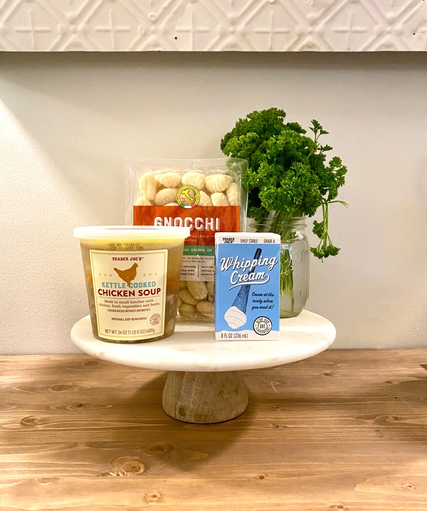 Amanda Macy Hall Trader Joes Creamy Chicken Gnocchi Soup